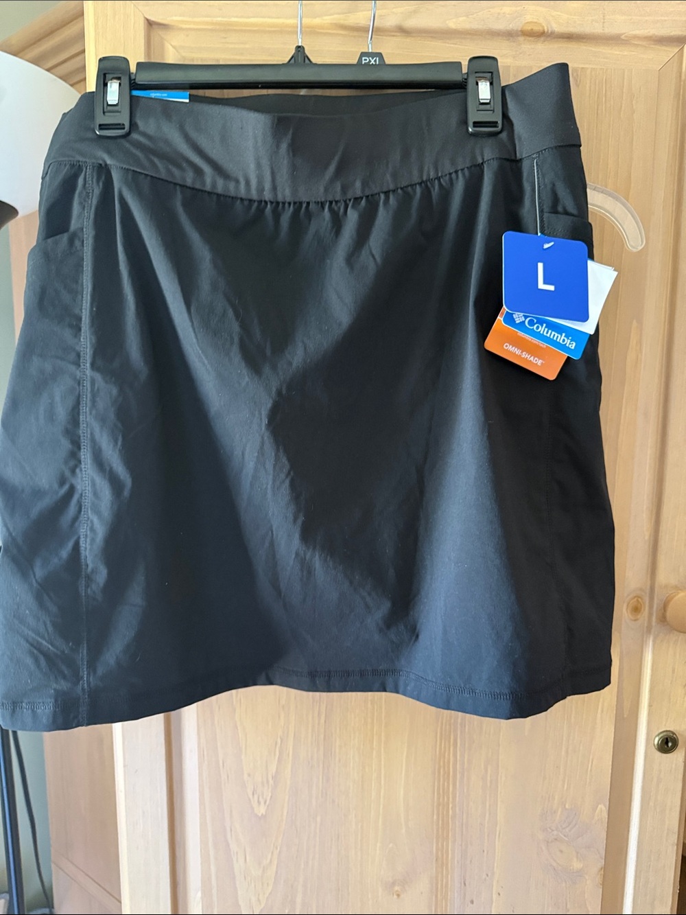 NWT Columbia Golf Skirt Skort Black Tennis Golf Casual Women's Size large